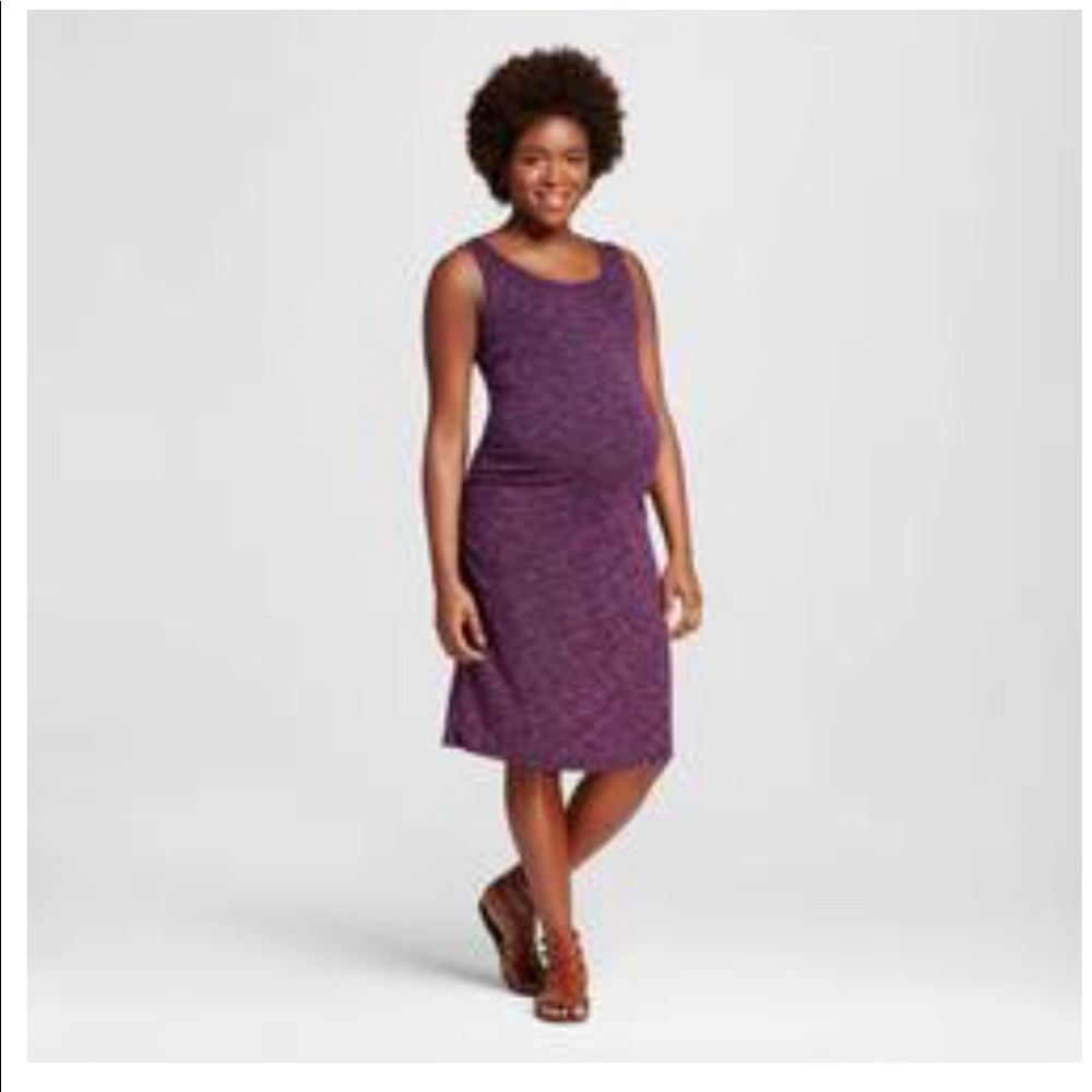 NWT Maternity Tank Dress Fuchsia by Liz Lange MED